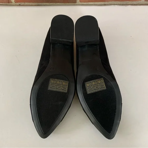 Journee Collection Womens Justine Black Slip On Block Heel Loafers Size US 9 M - Picture 8 of 9